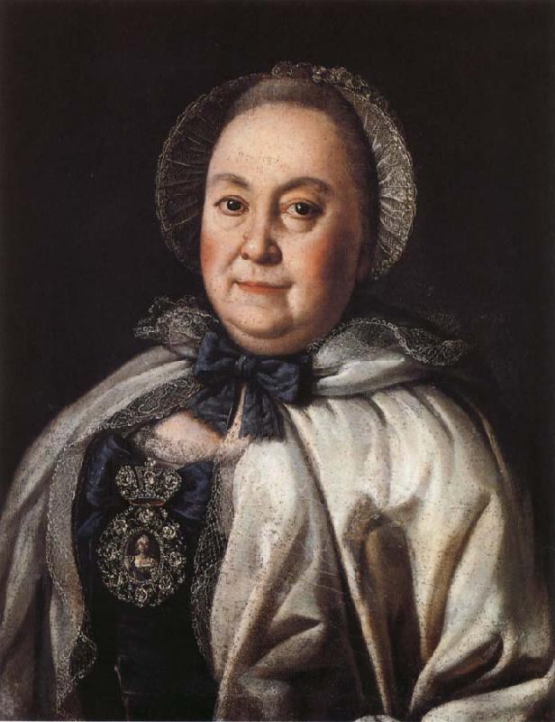 Antropov, Aleksei Portrait of Maria Rurnyantseva